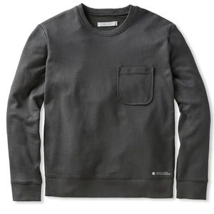 Outerknown All-Day Sweatshirt w/ Pocket Men’s size M color: ember/charcoal NWT